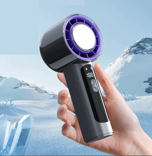🌬️ Ventilateur à Main Électrique Portable Rechargeable USB – Refroidissement Puissant et Réglable