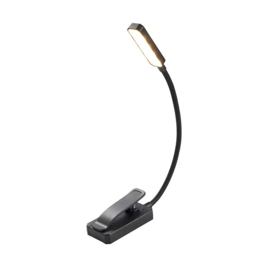 📖 Lampe de Lecture USB Rechargeable – Intensité Variable avec Clip Flexible