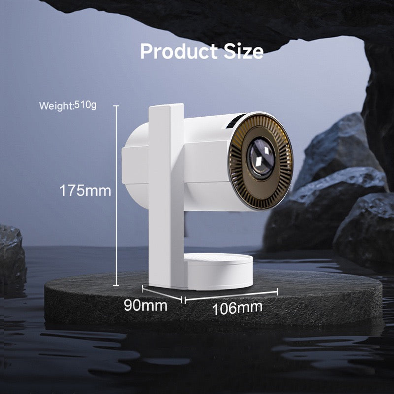 🎥 Mini Projecteur 300 Ultra LCD – Android 13 | Wi-Fi 5G | Bluetooth | Projection 230°