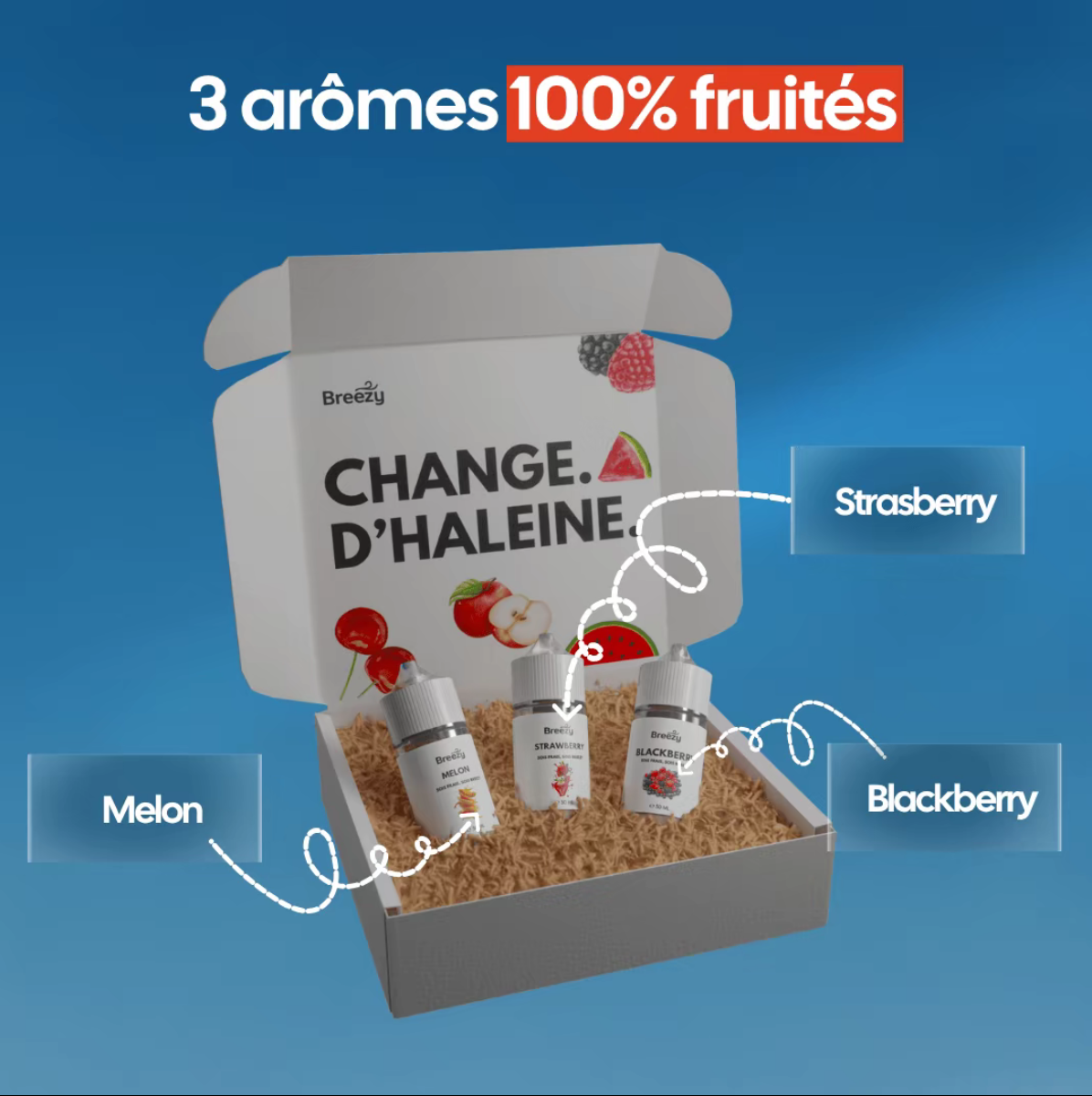 Spray Breezy Haleine Fraîche Instantanée – Fraîcheur aromatisé Longue Durée
